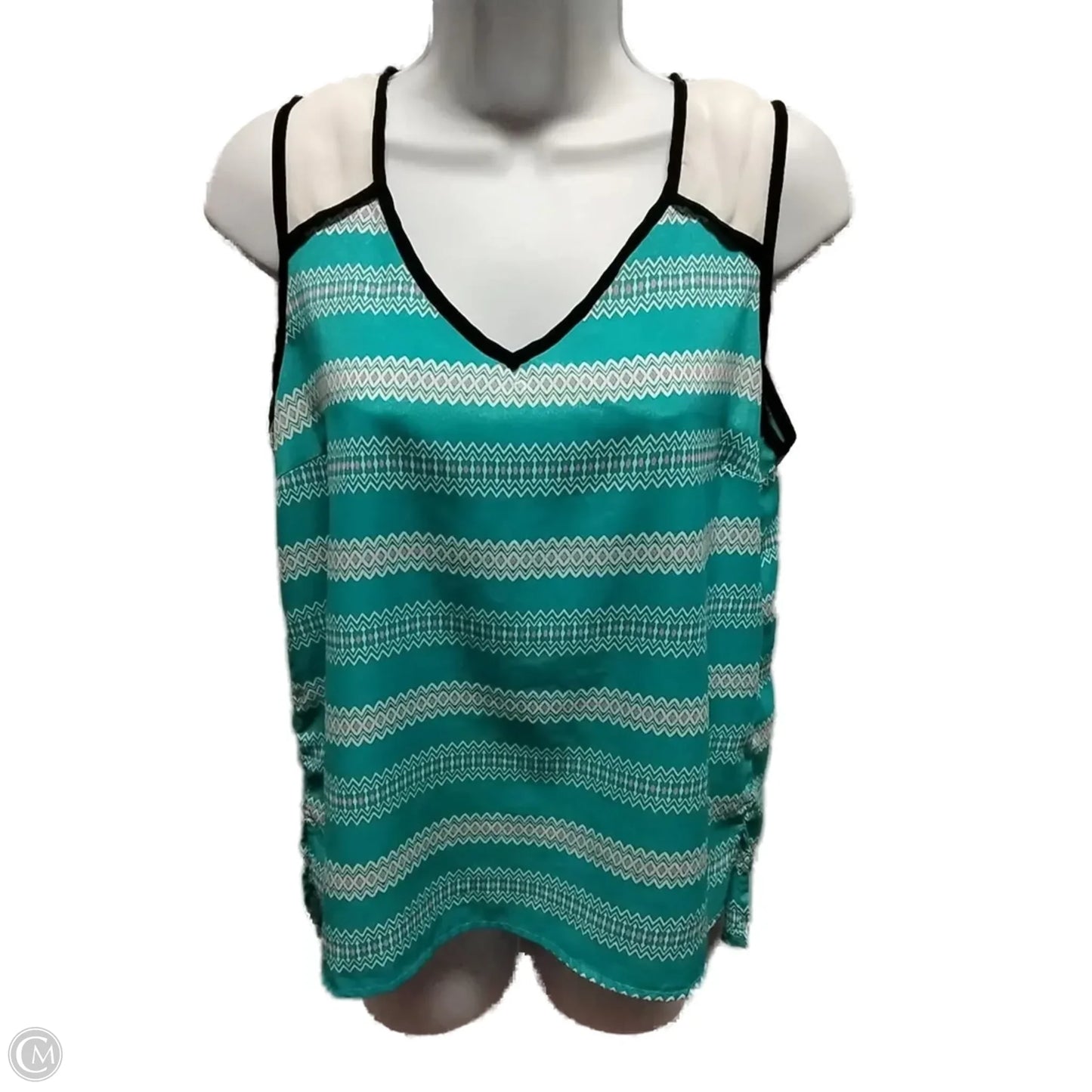 Top Sleeveless By Sweet Rain In Blue & Pink, Size: S