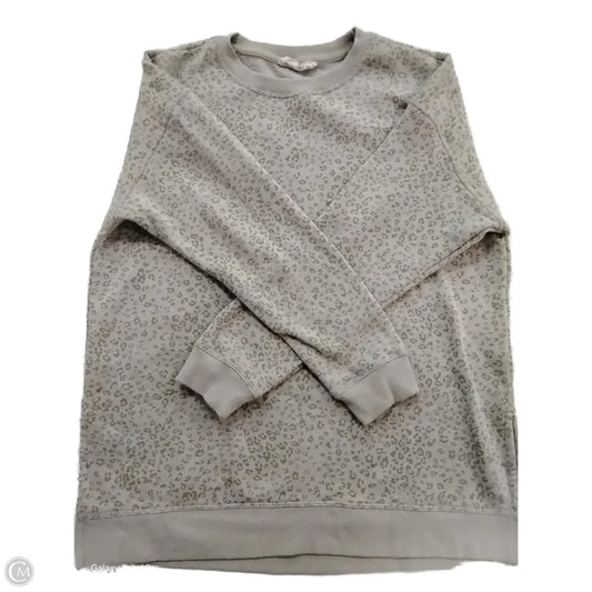 Sweatshirt Crewneck By Hippie Rose In Animal Print, Size: S