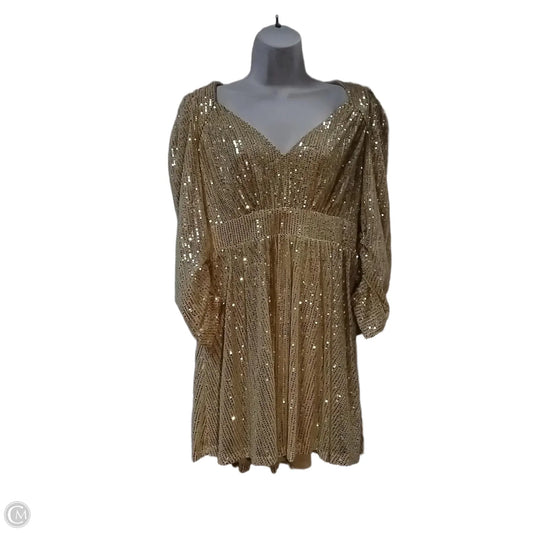 Dress Party Short By Lush In Beige, Size: S