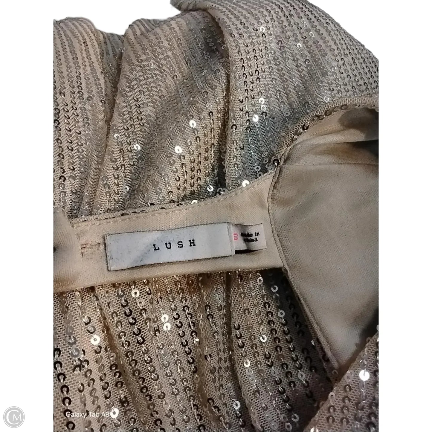 Dress Party Short By Lush In Beige, Size: S