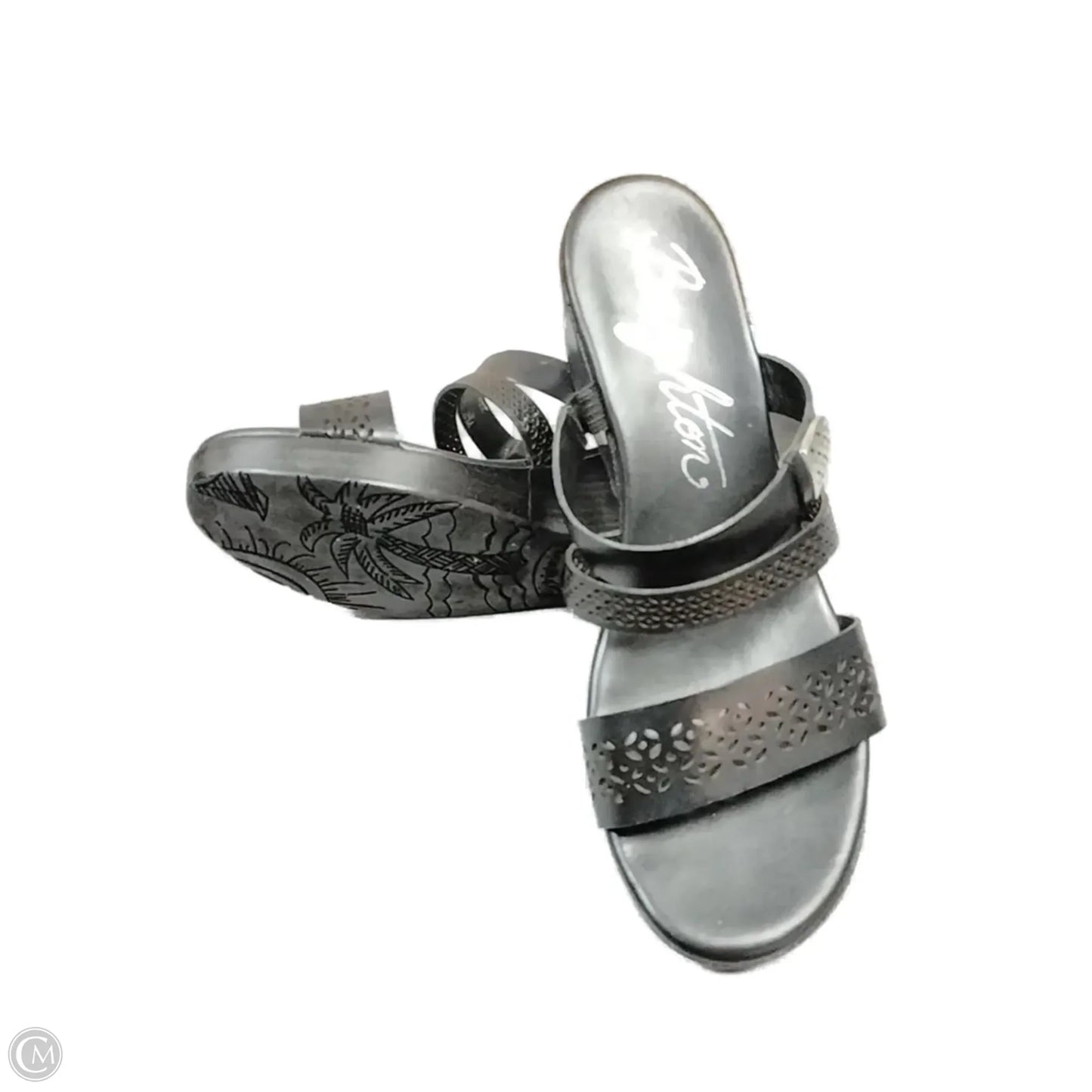 Sandals Designer By Brighton In Black, Size: 8