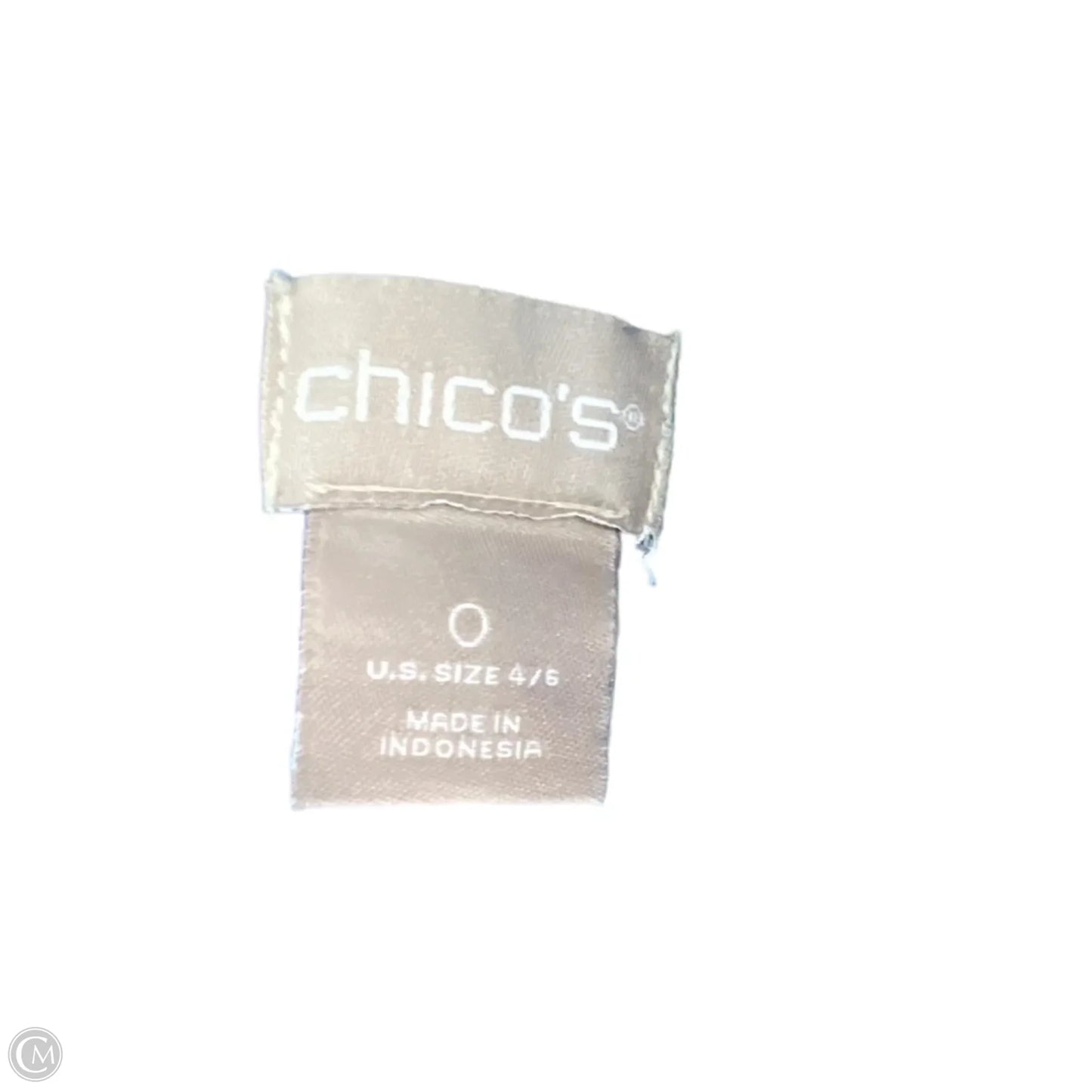 Jacket Windbreaker By Chicos In Blue, Size: S