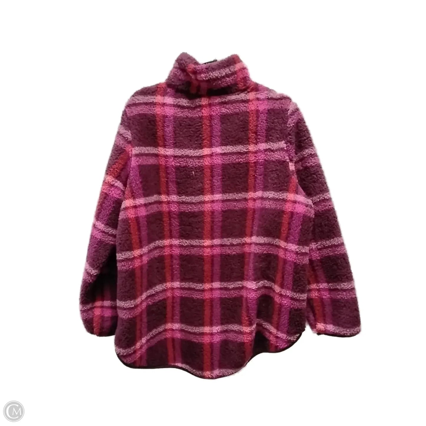 Sweater By Terra & Sky In Purple & Red, Size: 2x