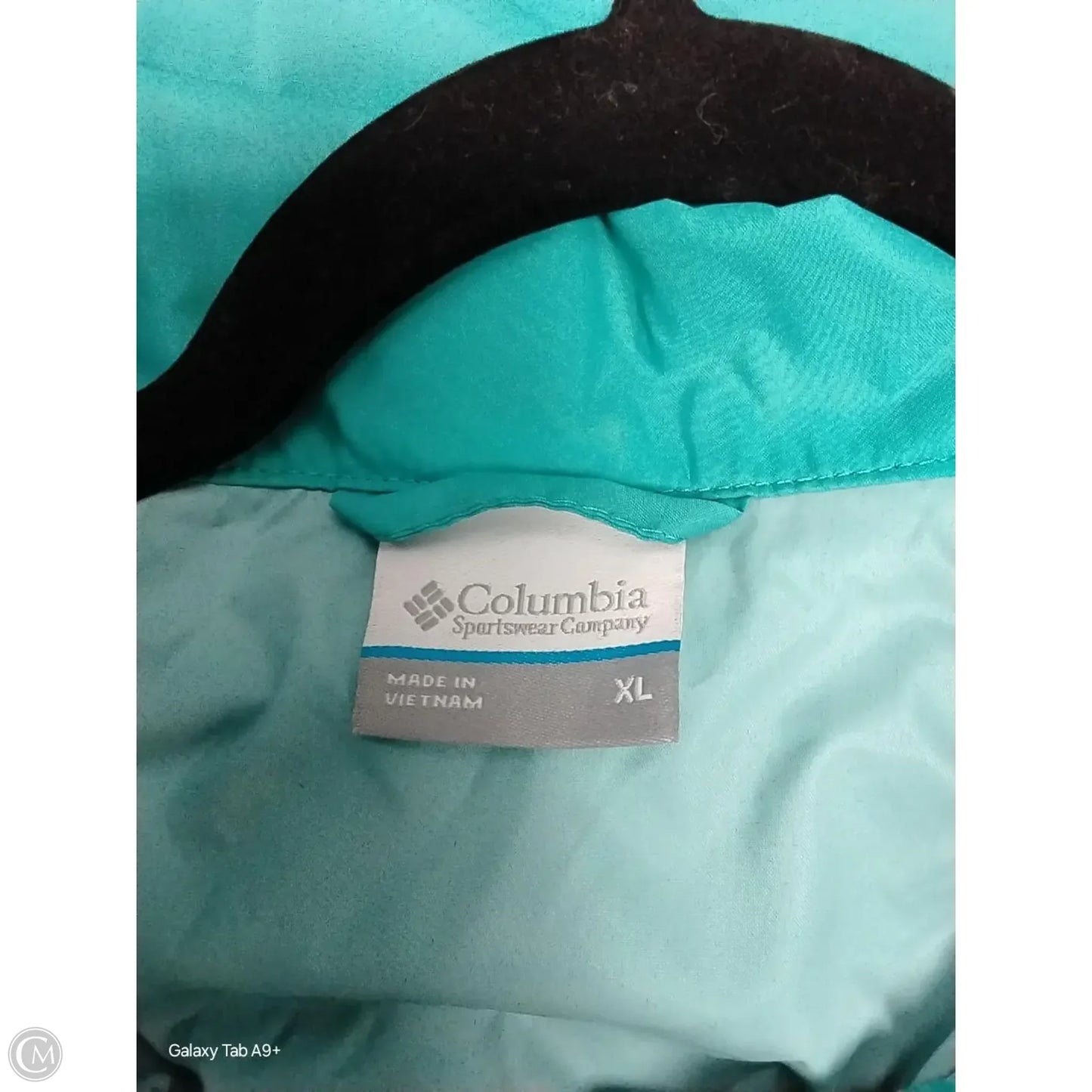 Athletic Jacket By Columbia In Teal, Size: Xl