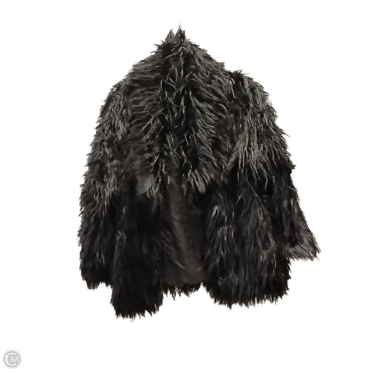 Coat Faux Fur & Sherpa By Clothes Mentor In Black, Size: Xl