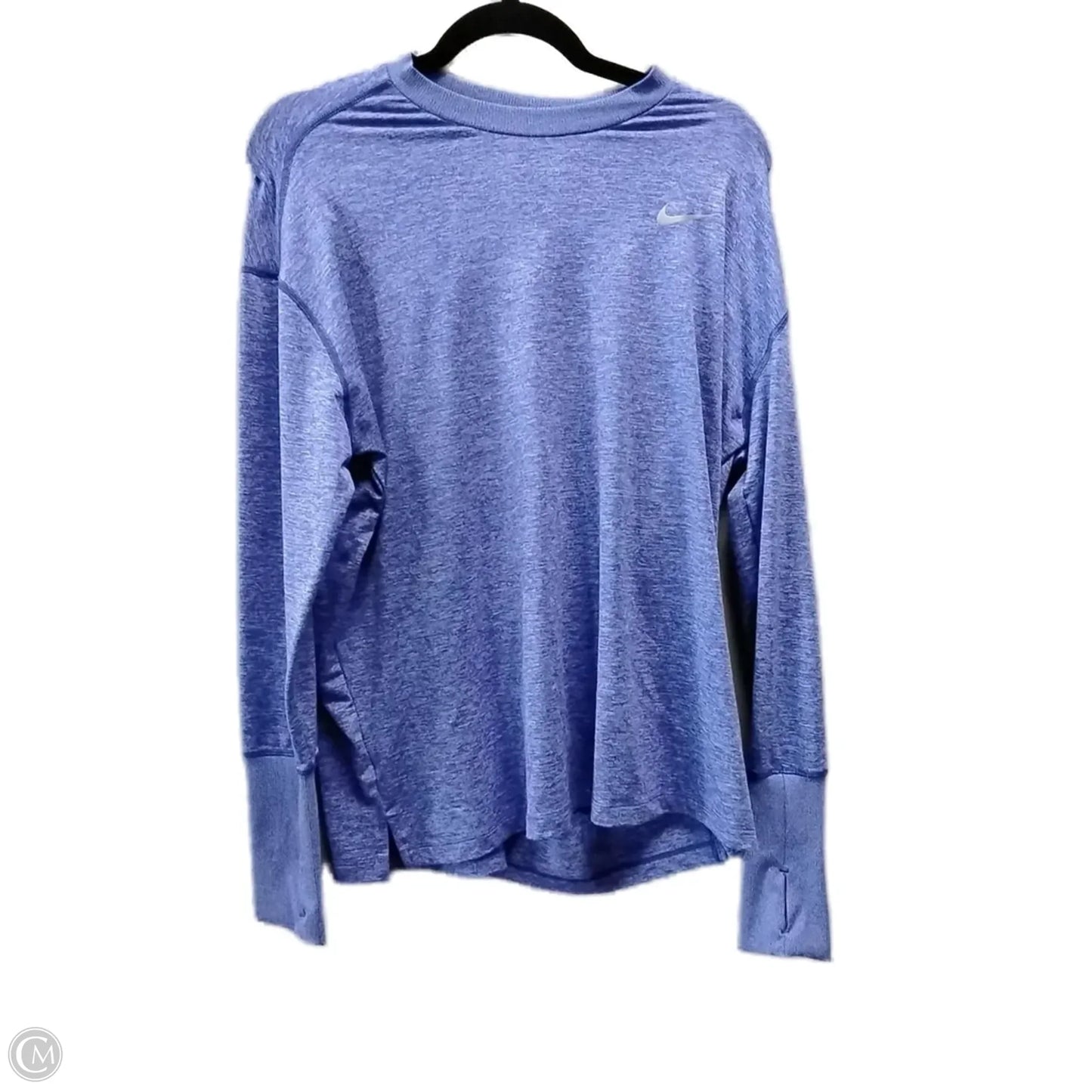 Athletic Top Long Sleeve Crewneck By Nike Apparel In Purple, Size: Xl