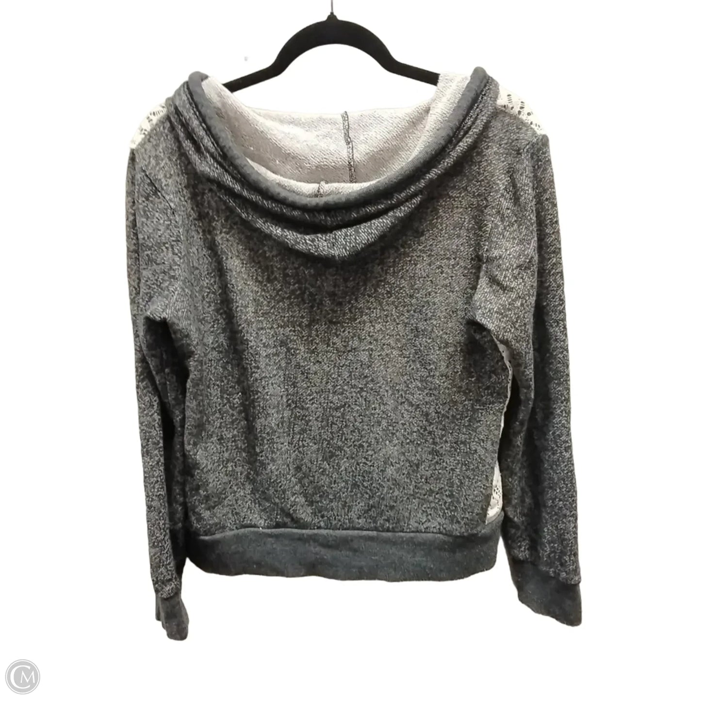 Sweatshirt Hoodie By Miss Chievous In Grey, Size: Xl