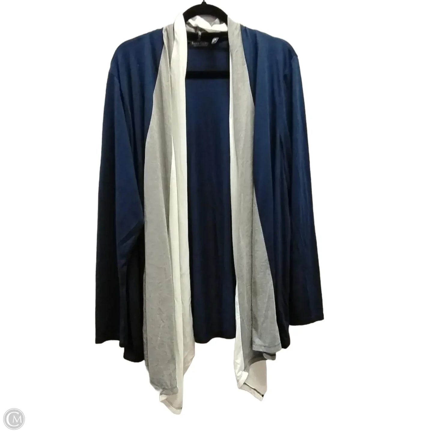 Cardigan By Faded Glory In Navy, Size: 2x