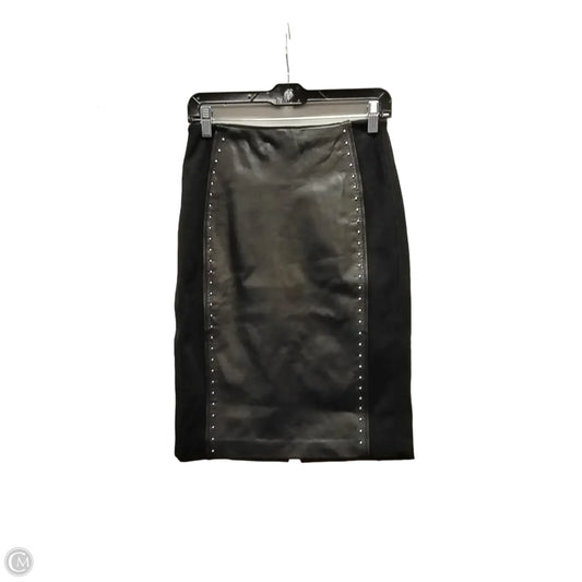 Skirt Midi By White House Black Market In Black, Size: Xs