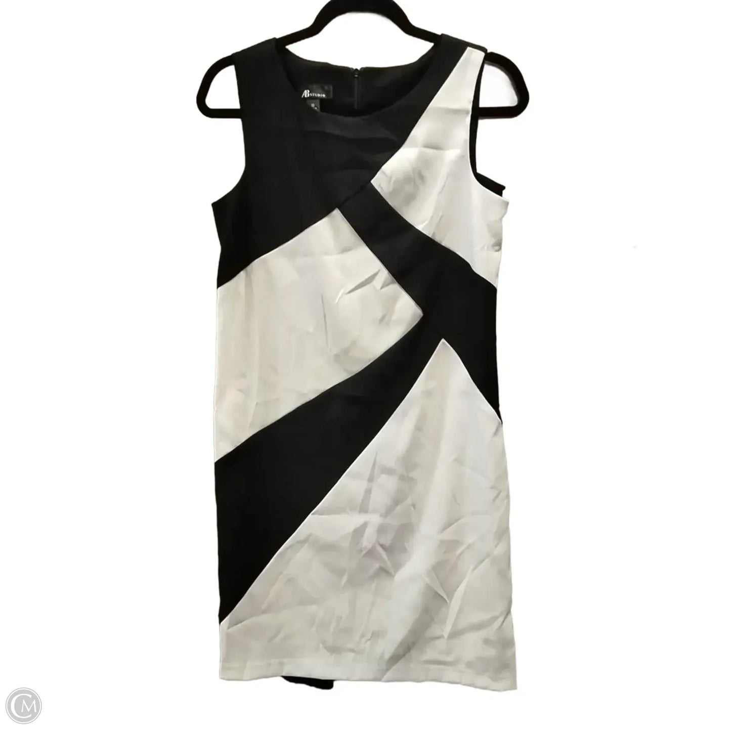 Dress Party Short By Ab Studio In Black & White, Size: 10