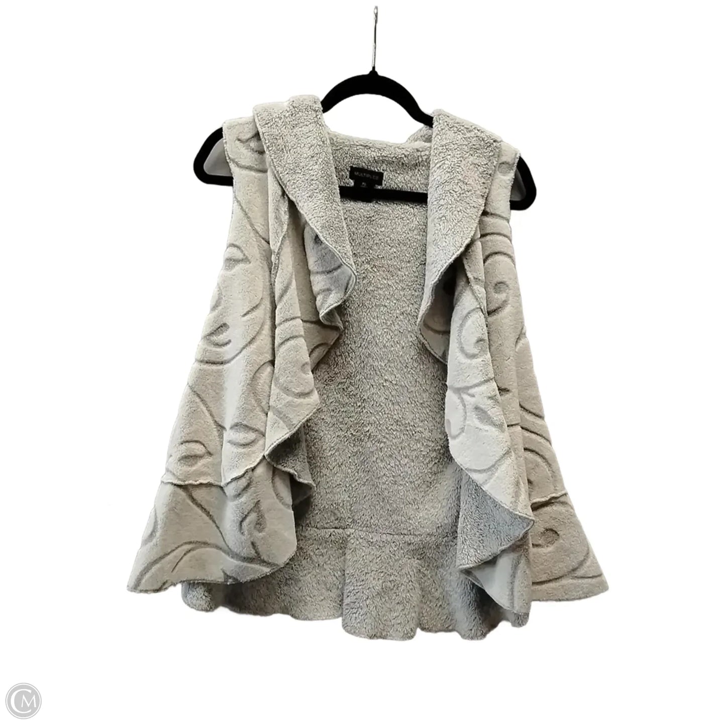 Cardigan By Multiples In Cream, Size: Sp