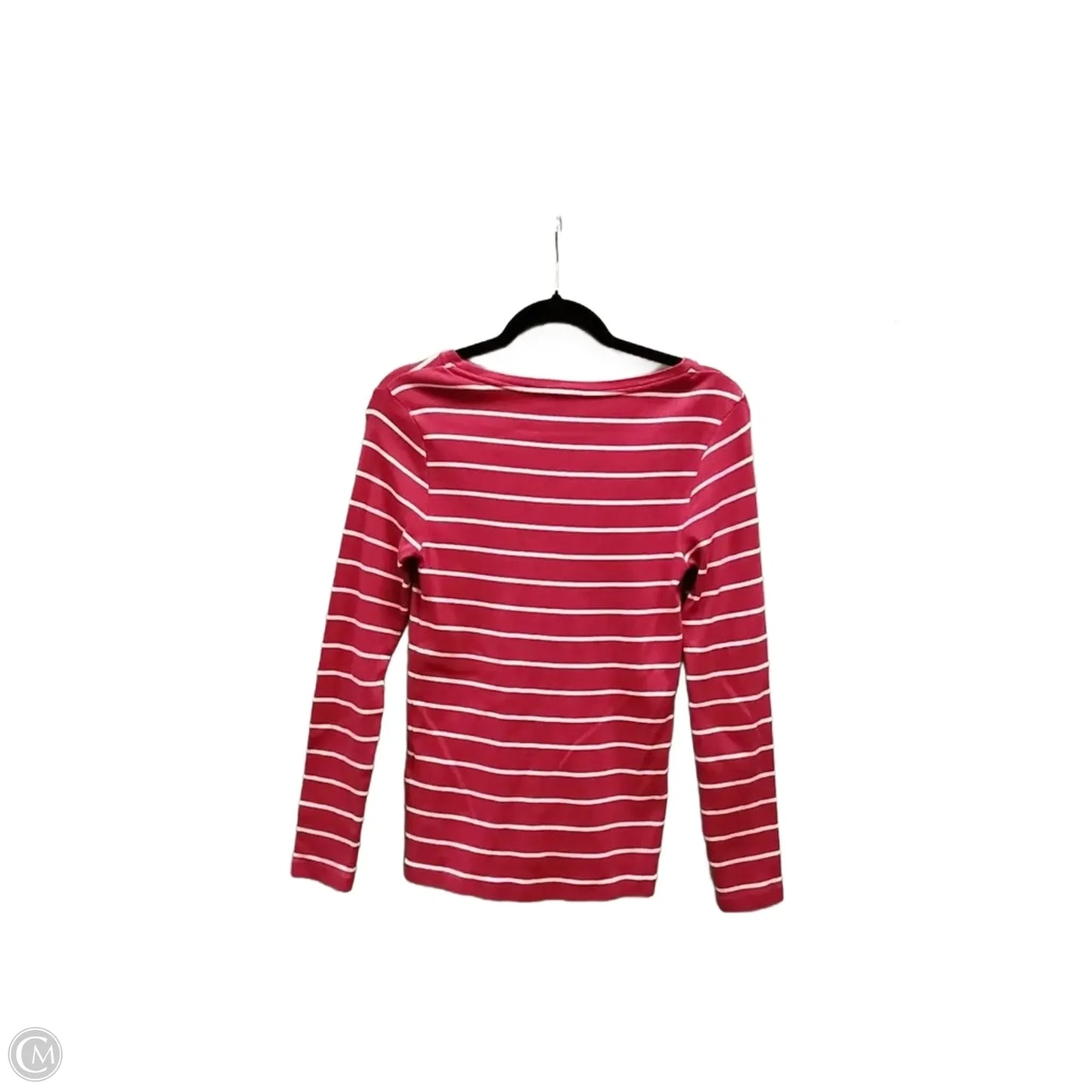 Top Long Sleeve By Polo Ralph Lauren In Striped Pattern, Size: M