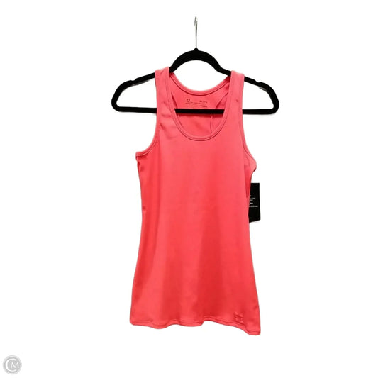 Athletic Tank Top By Under Armour In Orange, Size: M