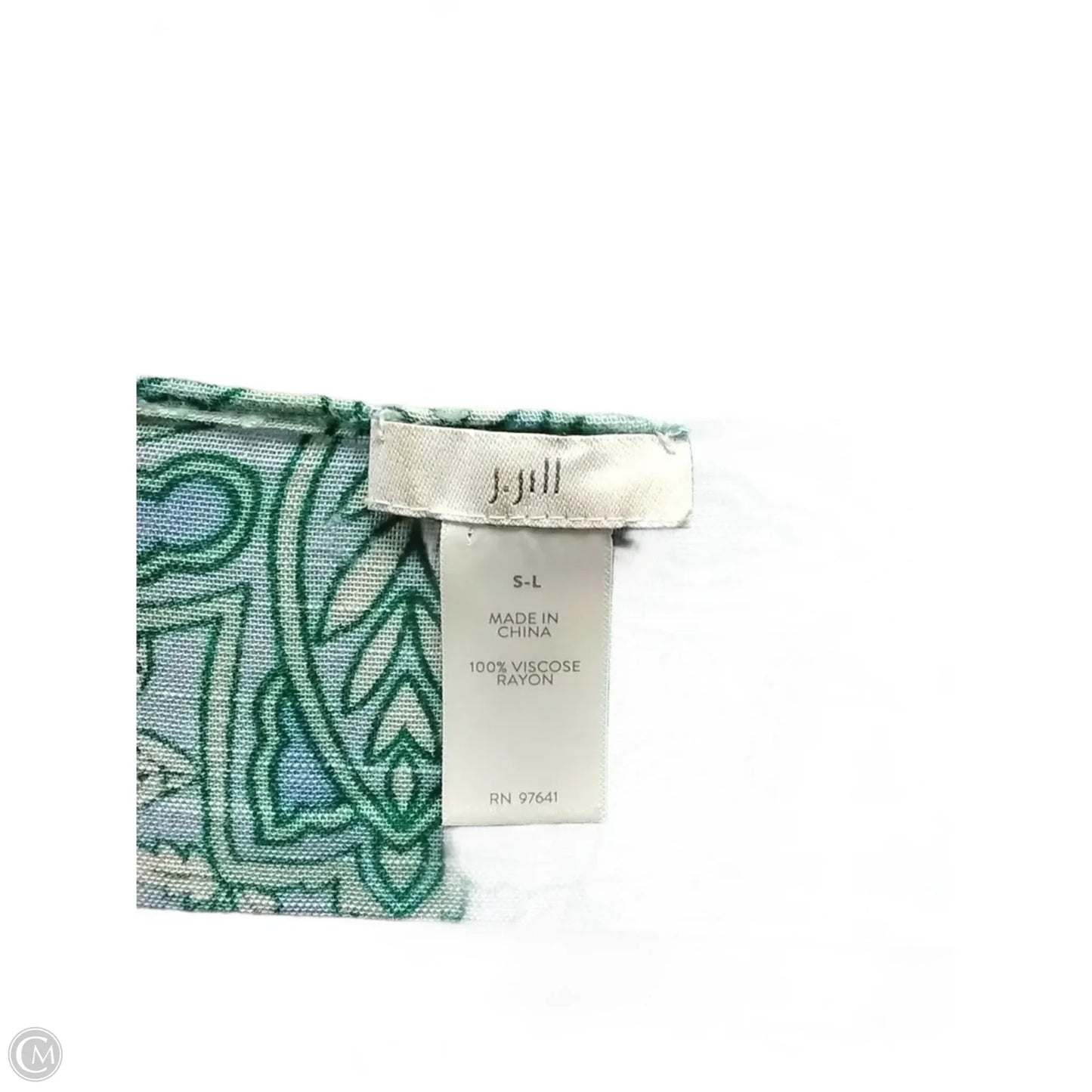 Shawl By J. Jill In Paisley Print, Size: S