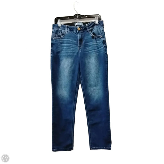 Jeans Straight By Democracy In Blue Denim, Size: 8