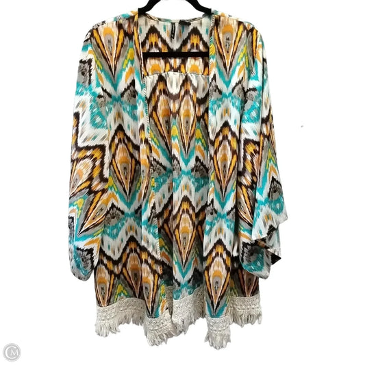 Shawl By New Directions In Orange & White, Size: Xl