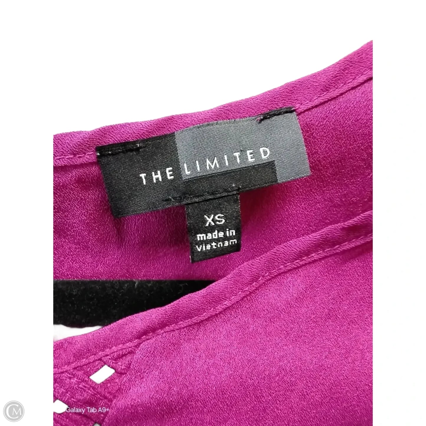 Top Sleeveless Basic By Limited In Pink, Size: Xs