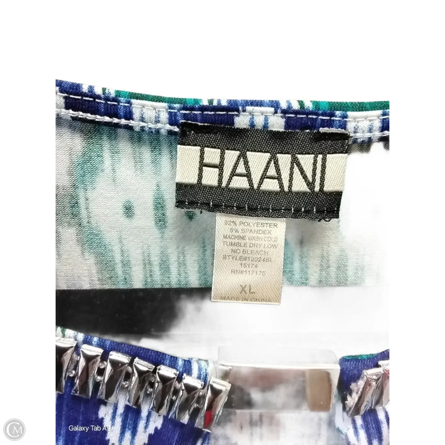 Dress Casual Midi By Haani In Blue & Purple, Size: Xl