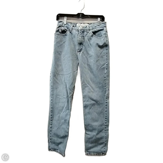 Jeans Boot Cut By Guess In Blue Denim, Size: 12
