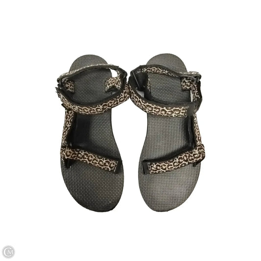 Sandals Sport By Teva In Animal Print, Size: 9