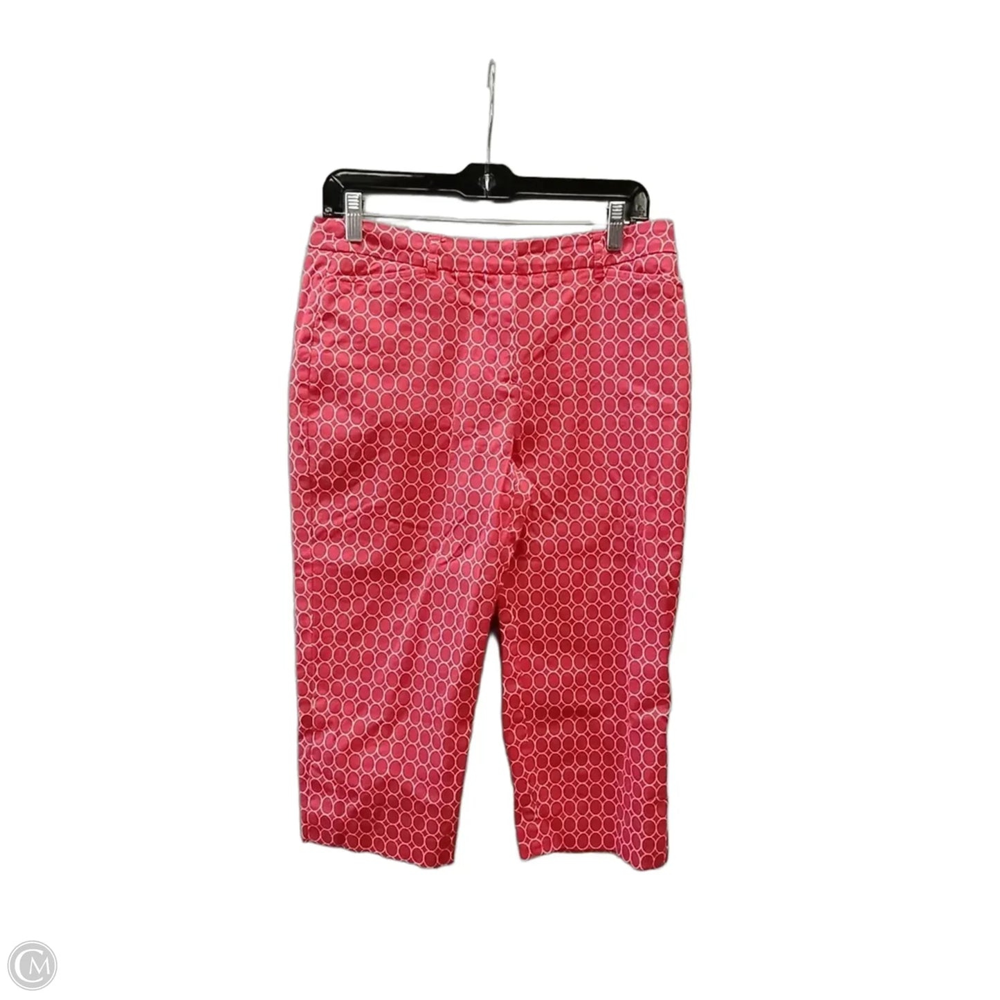 Pants Cropped By Talbots In Red & White, Size: 8p