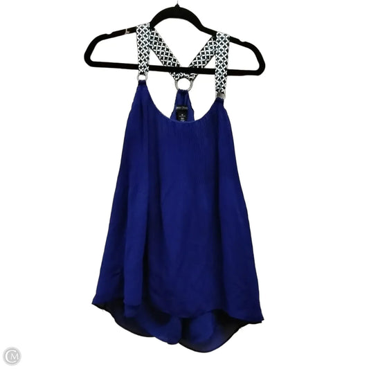 Blouse Sleeveless By White House Black Market In Blue, Size: M