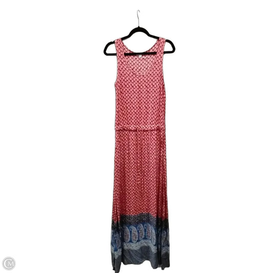 Dress Casual Maxi By Beachlunchlounge In Blue & Red & White, Size: 6