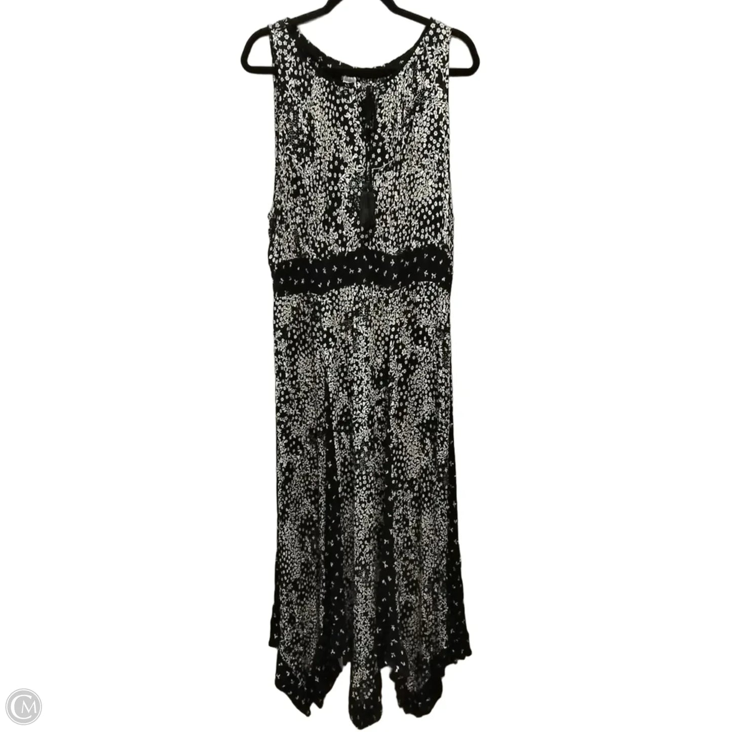 Dress Casual Maxi By Bila In Black & White, Size: 18