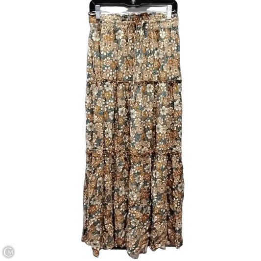 Skirt Maxi By Three Bird Nest In Floral Print, Size: 12