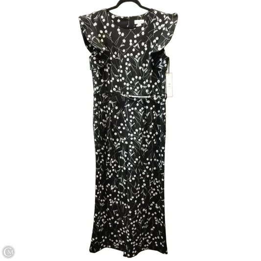 Jumpsuit By Calvin Klein In Floral Print, Size: Xl
