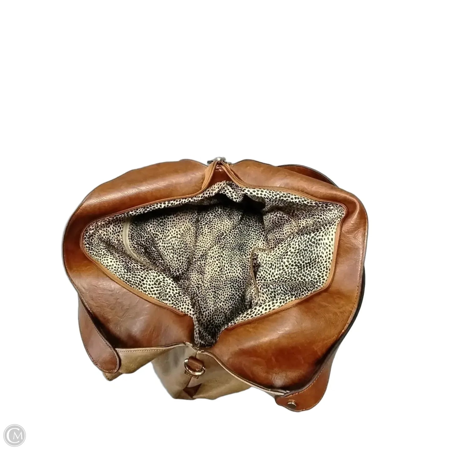 Handbag Leather By Clothes Mentor, Size: Large