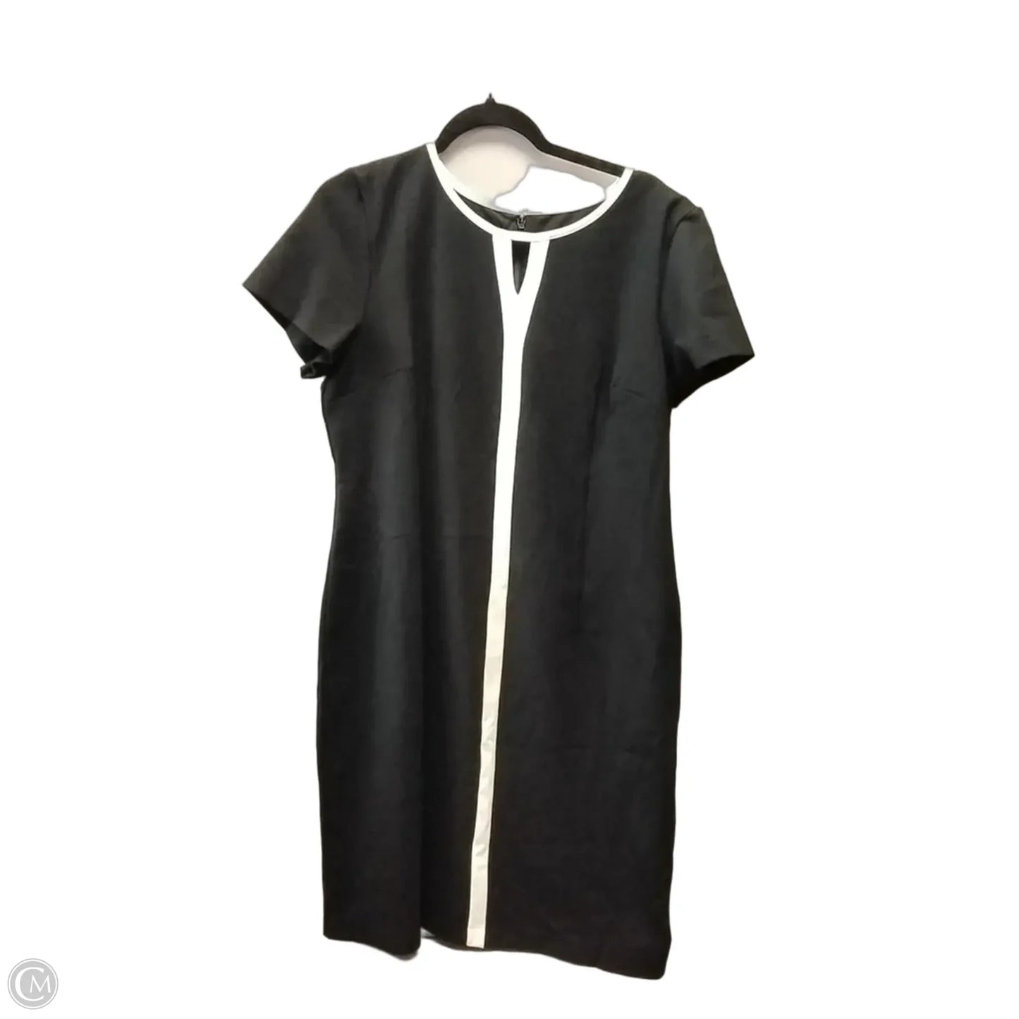 Dress Party Midi By Talbots In Black, Size: 14