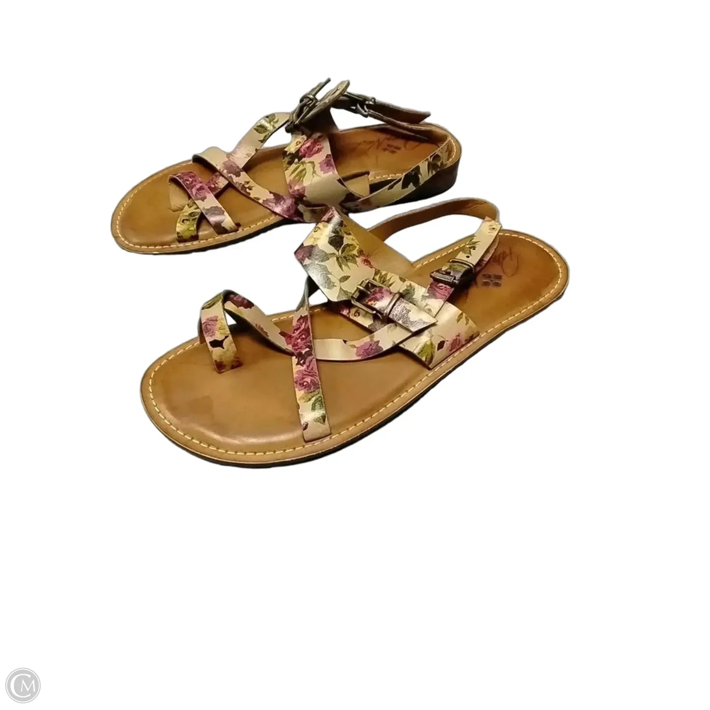 Sandals Designer By Patricia Nash In Floral Print, Size: 8.5
