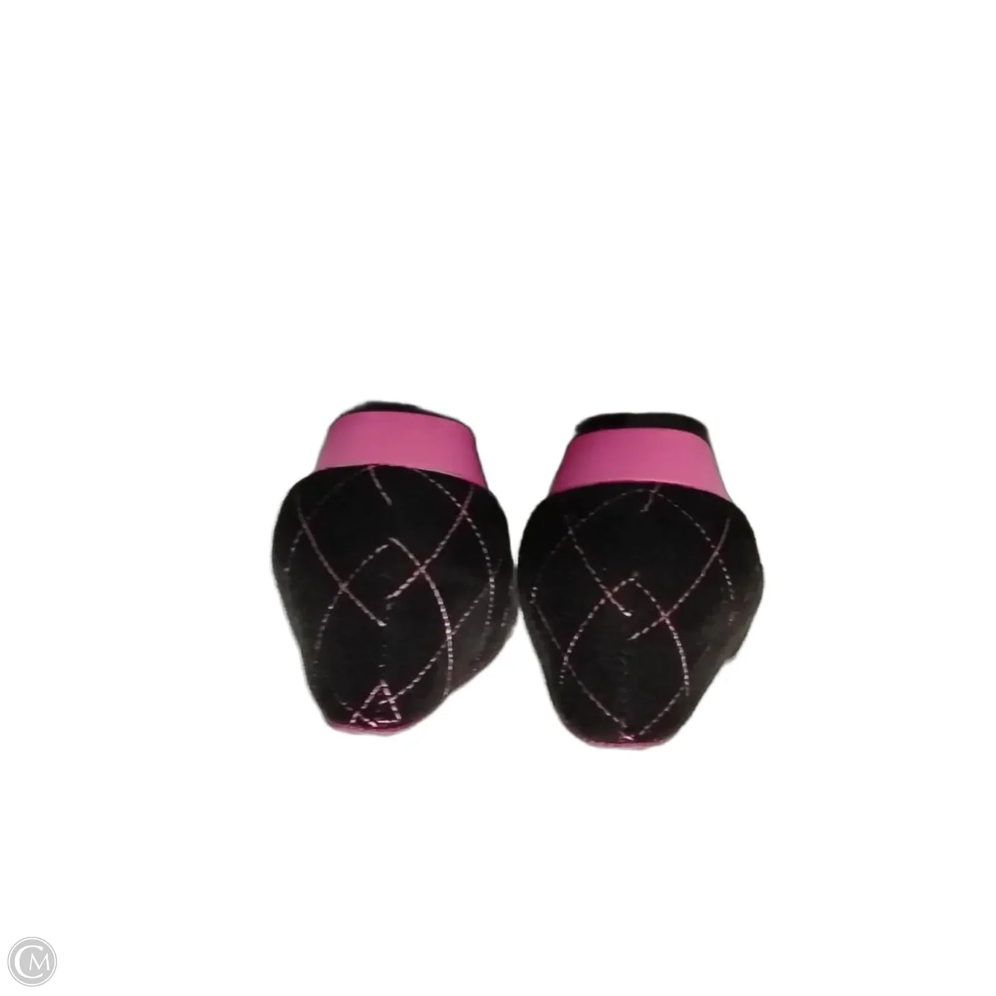 Shoes Flats By Isaac Mizrahi In Black & Pink, Size: 6.5