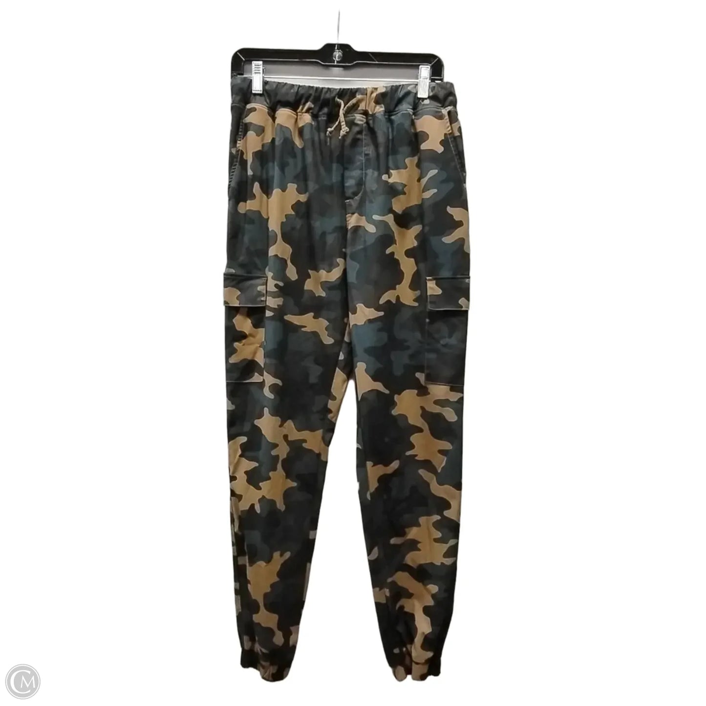 Athletic Pants By Zyia In Camouflage Print, Size: M