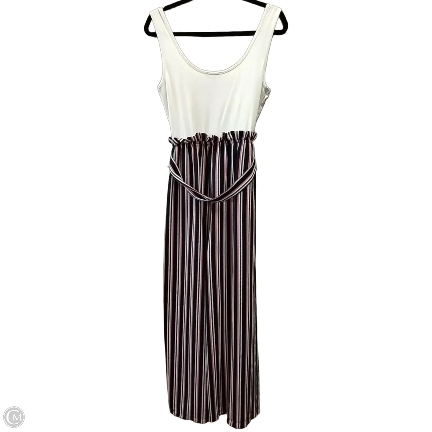 Jumpsuit By Cmf In Striped Pattern, Size: L