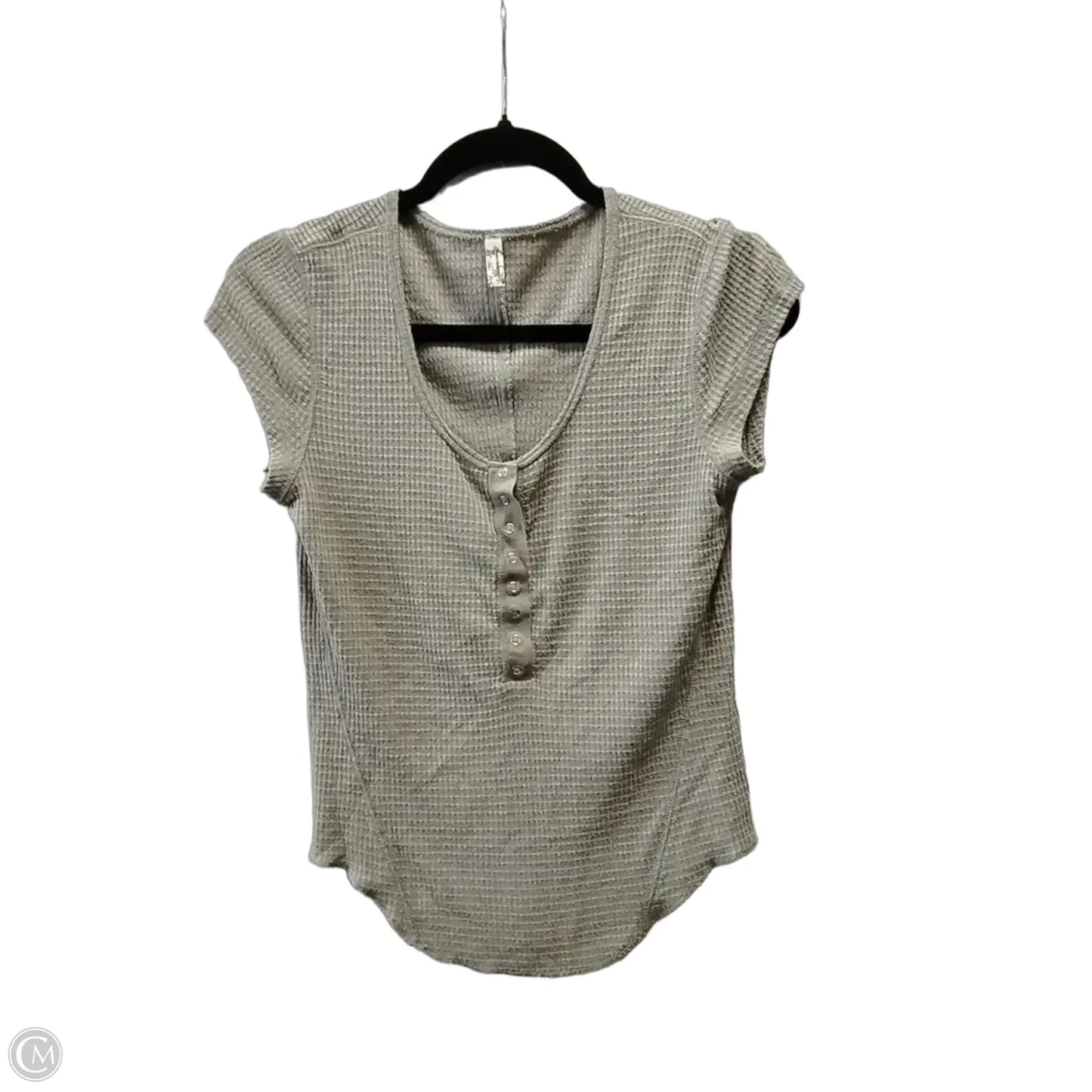 Top Short Sleeve Basic By Free People In Green, Size: L