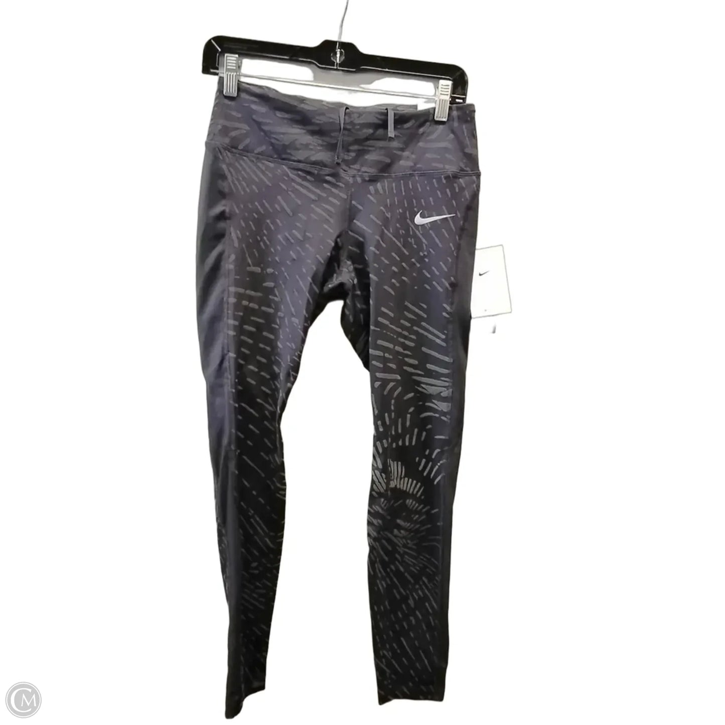 Athletic Leggings By Nike Apparel In Purple, Size: M
