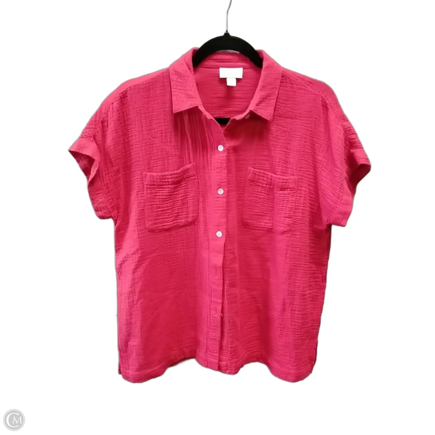 Top Short Sleeve By J. Jill In Red, Size: Xs
