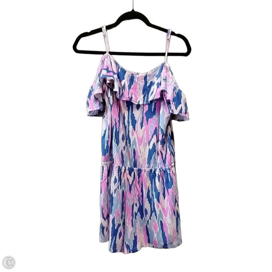 Romper Designer By Lilly Pulitzer In Pink & Purple, Size: 10