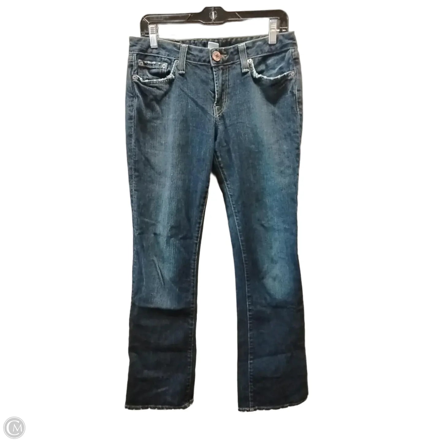 Jeans Flared By Lucky Brand In Blue Denim, Size: 8