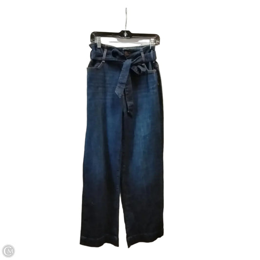 Jeans Wide Leg By American Eagle In Blue Denim, Size: 10