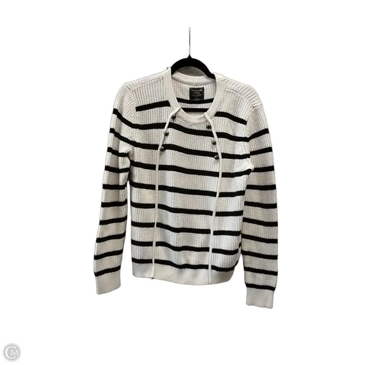 Sweater By Abercrombie And Fitch In Striped Pattern, Size: L