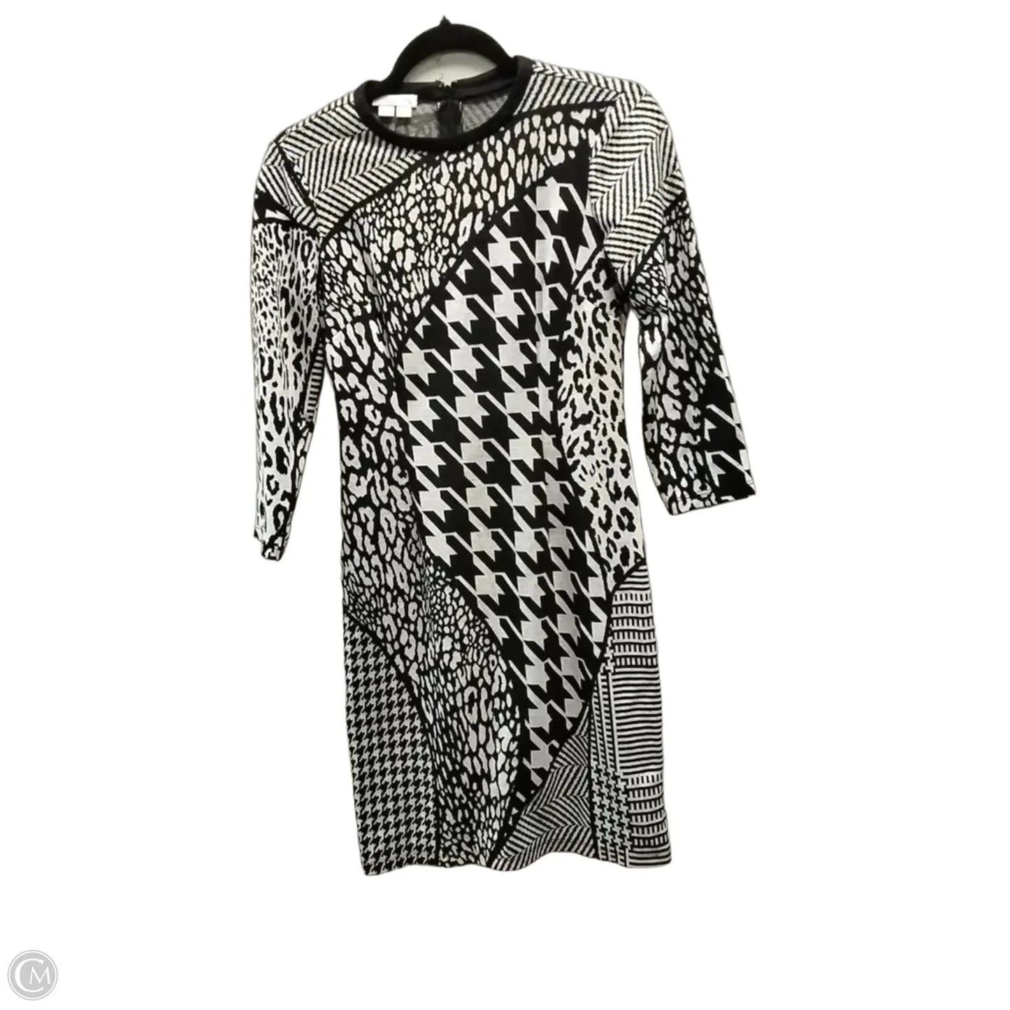 Dress Casual Short By London Times In Black & White, Size: 4