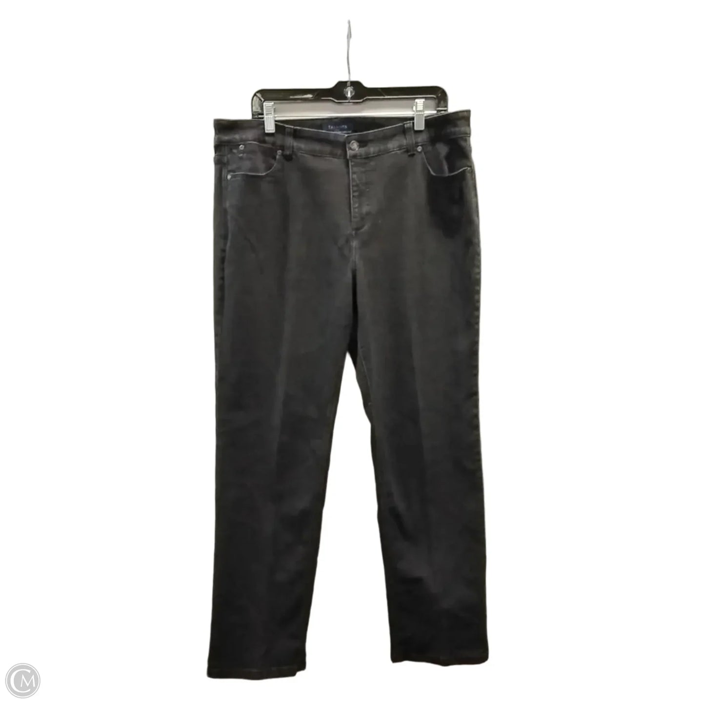 Jeans Straight By Talbots In Black, Size: 16
