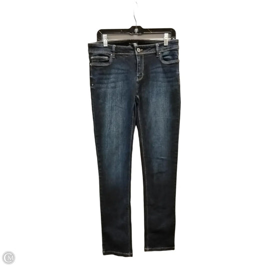 Jeans Straight By White House Black Market In Blue Denim, Size: 6
