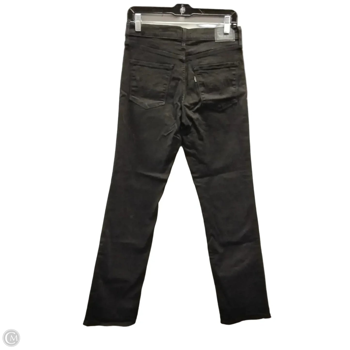 Jeans Straight By Levis In Black, Size: 8