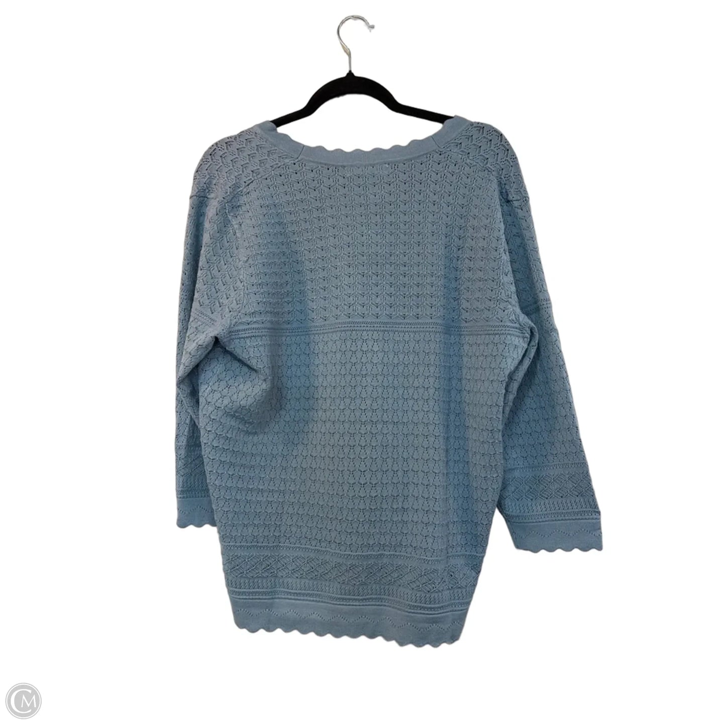 Sweater Cardigan By Grace Karin In Blue, Size: L