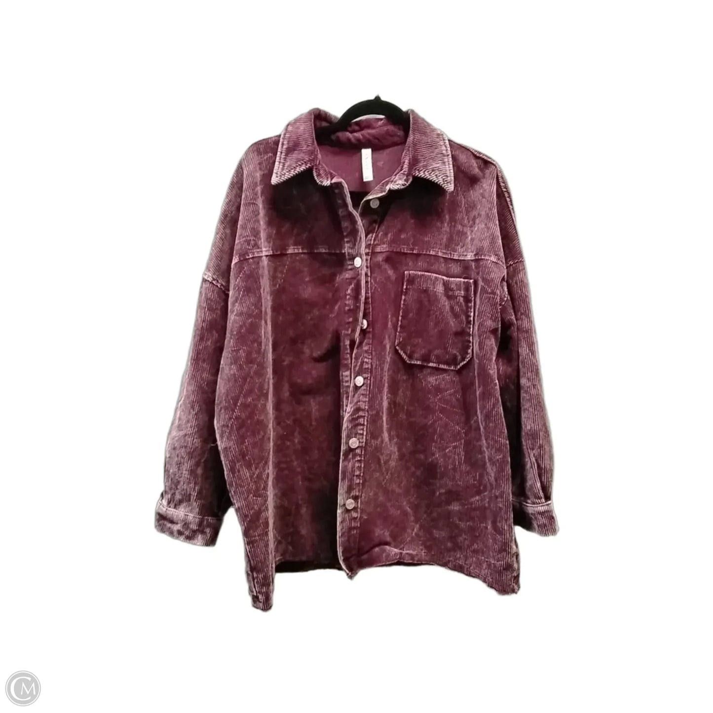 Jacket Other By Zenana In Purple, Size: L