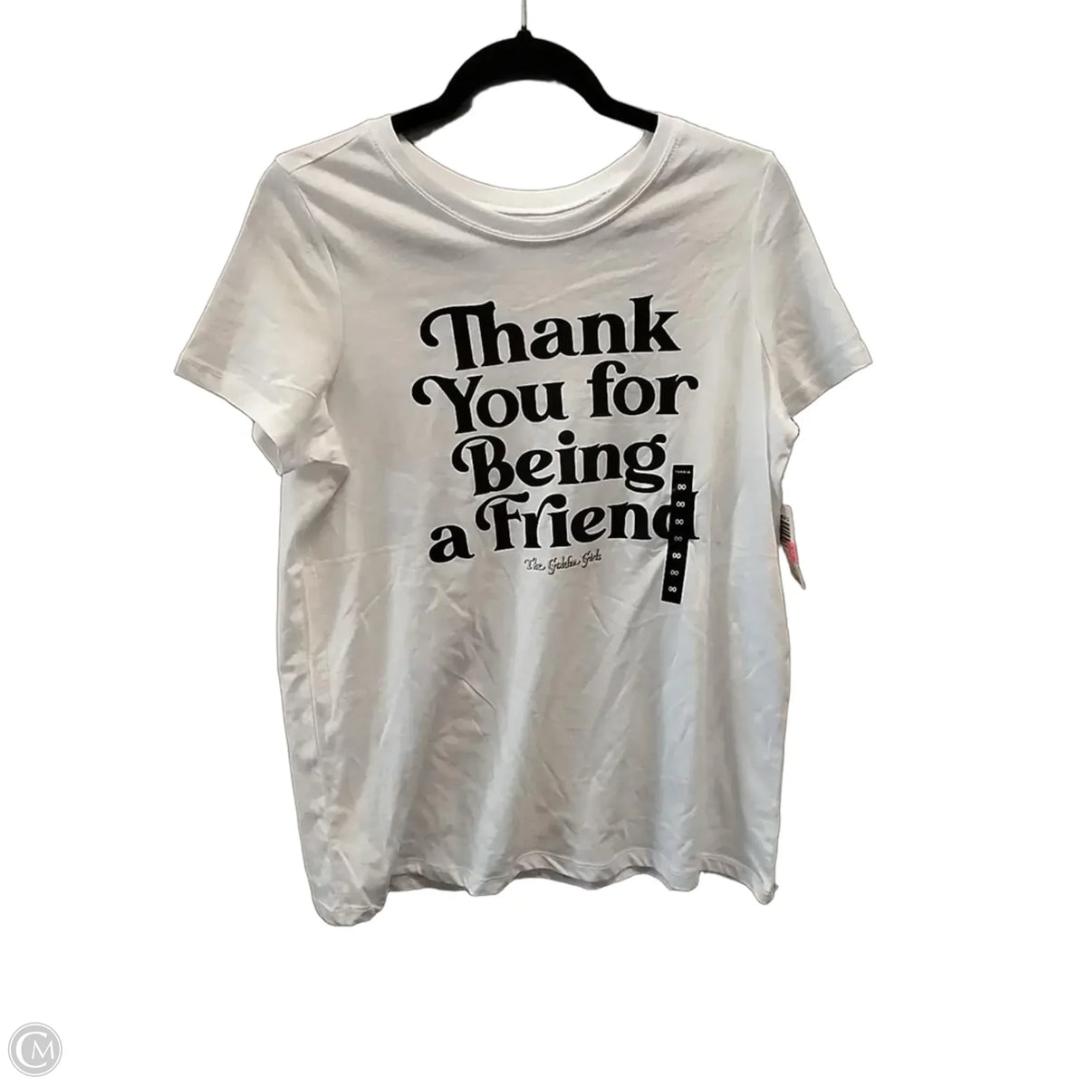 Top Short Sleeve Basic By Torrid In White, Size: M